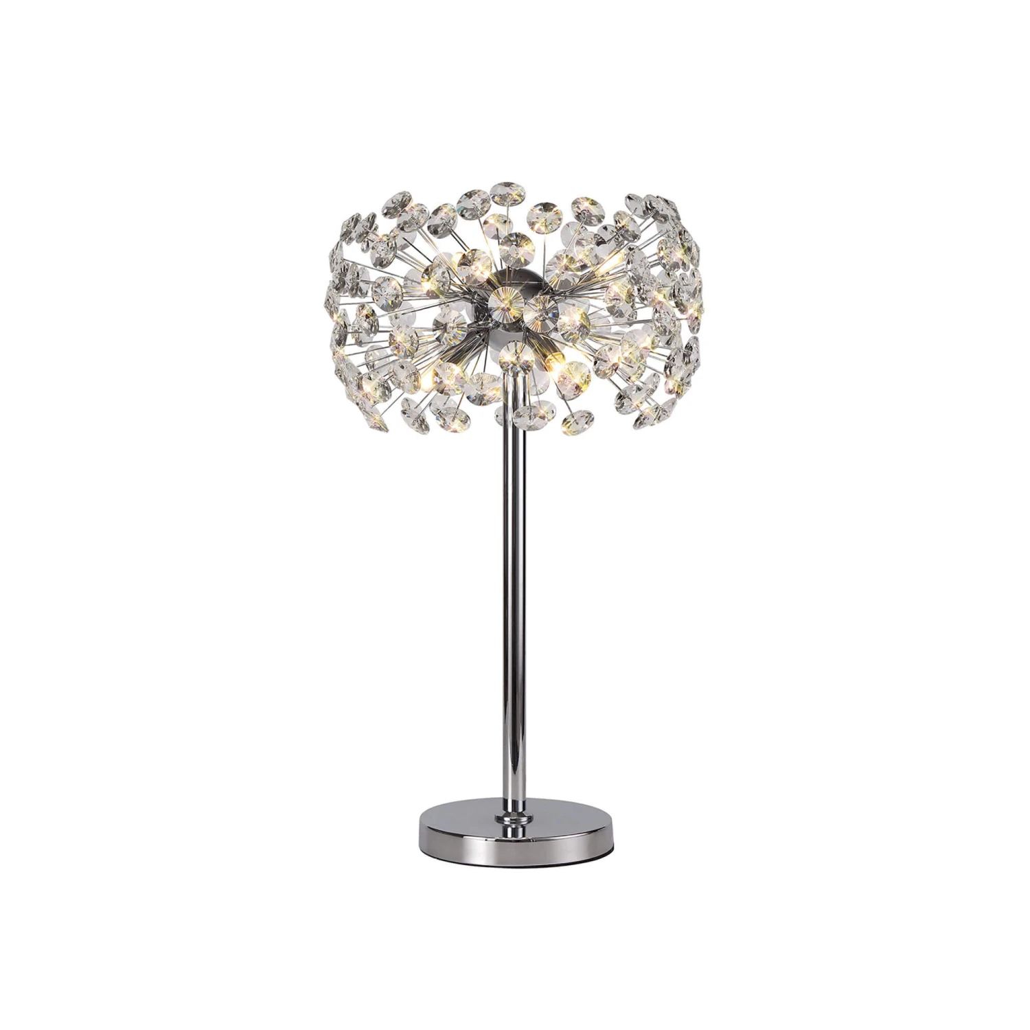 Avezza Chrome Crystal Table Light 1 Avezza Chrome Crystal Table Light
