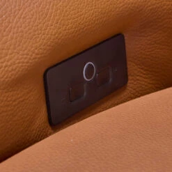 Himolla Loona Large Amber Brown Leather Electric Recliner Chair -Housingunits 278db86b8732a9dd4a7d1eeba01edb95