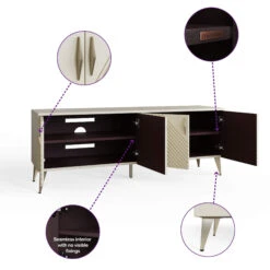 Frank Olsen Ava White TV Unit -Housingunits 2800c0079eb3a8181fe064ca6eca2c29 1