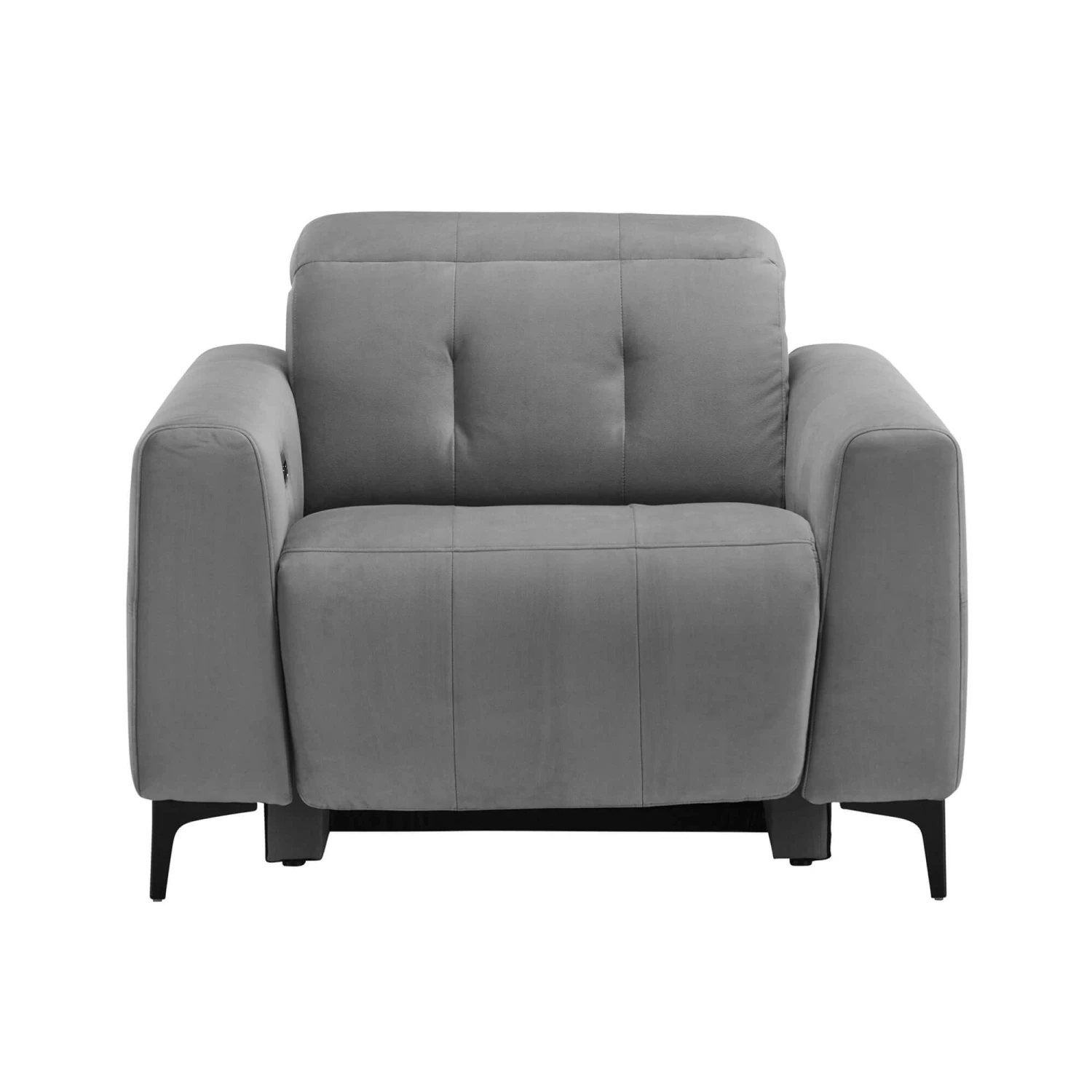 Frascati Misty Grey Fabric Power Recliner Armchair 1 Frascati Misty Grey Fabric Power Recliner Armchair