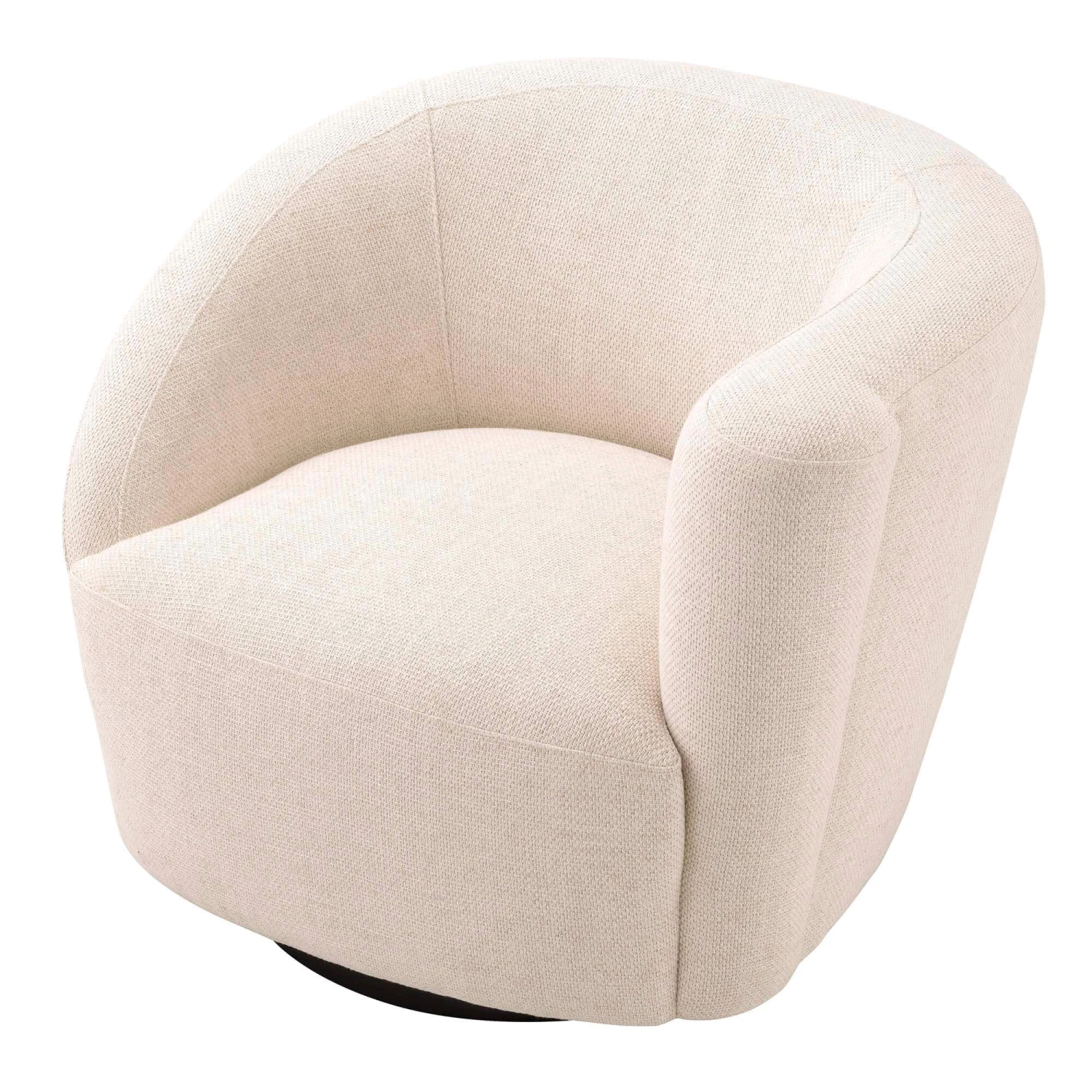 Eichholtz Colin Right Hand Swivel Chair In Pausa Natural Fabric 3 Eichholtz Colin Right Hand Swivel Chair In Pausa Natural Fabric - Image 3