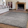 Twilight Silver Shaggy 120cm X 170cm Rug