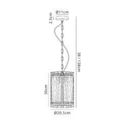 Alonza Polished Chrome & Clear Rippled Glass Pendant Light -Housingunits 29ba71ac7f2ecb1f3623a5b5bbd4ca52