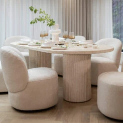 Albana Oval Travertine Effect Dining Table -Housingunits 2a22bbc1a69911d80c1b2e330d3a9342 1