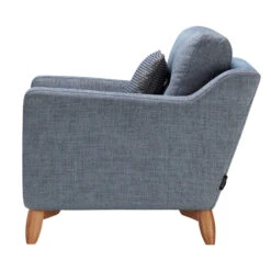 Ercol Cosenza Blue Fabric Armchair -Housingunits 2a937d71aa22abe09c326a1b49d0acb1