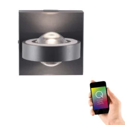 Oeil Anthracite RGB Smart Home Wall Light -Housingunits 2aa06be0382e069cf50e263e15acec54 1