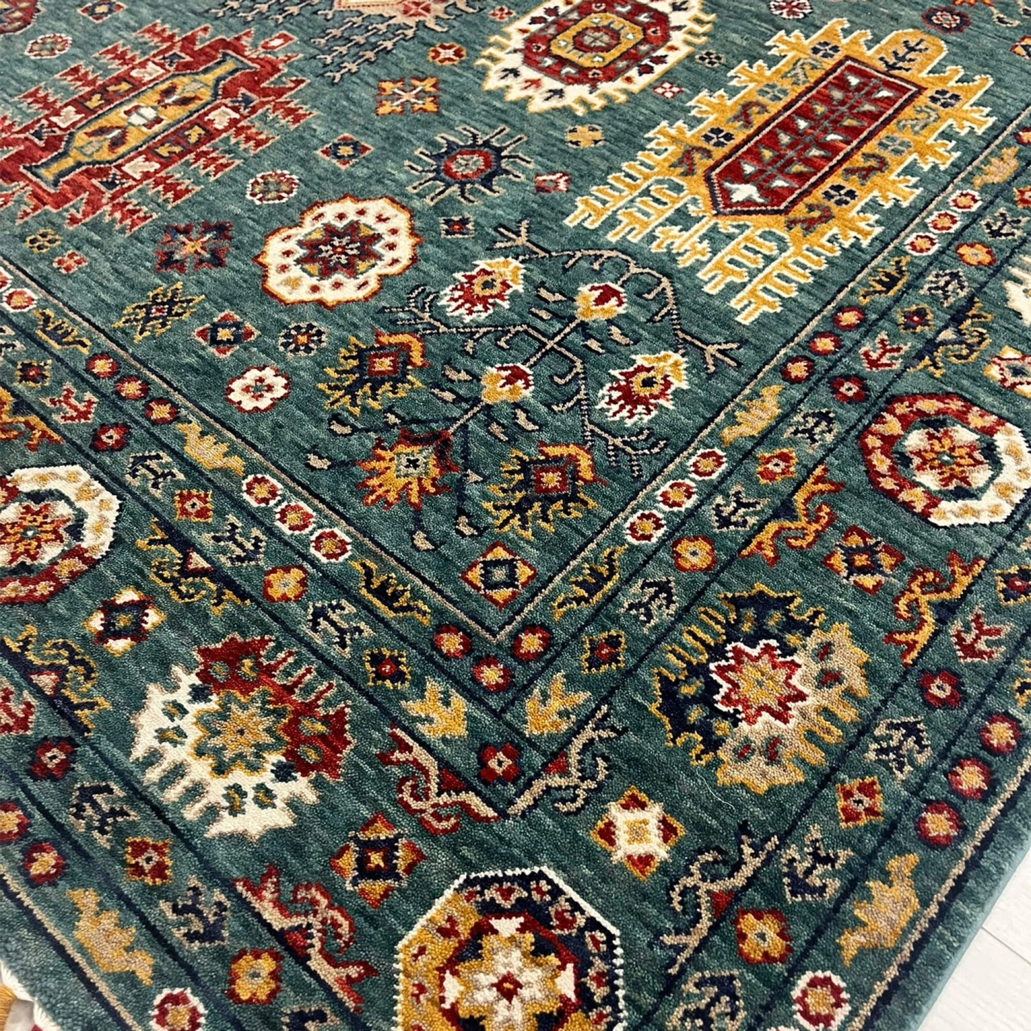 Amiri Green 200cm X 290cm Rug 3 Amiri Green 200cm X 290cm Rug - Image 3