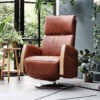 Ercol Noto Caramel Leather Recliner Chair