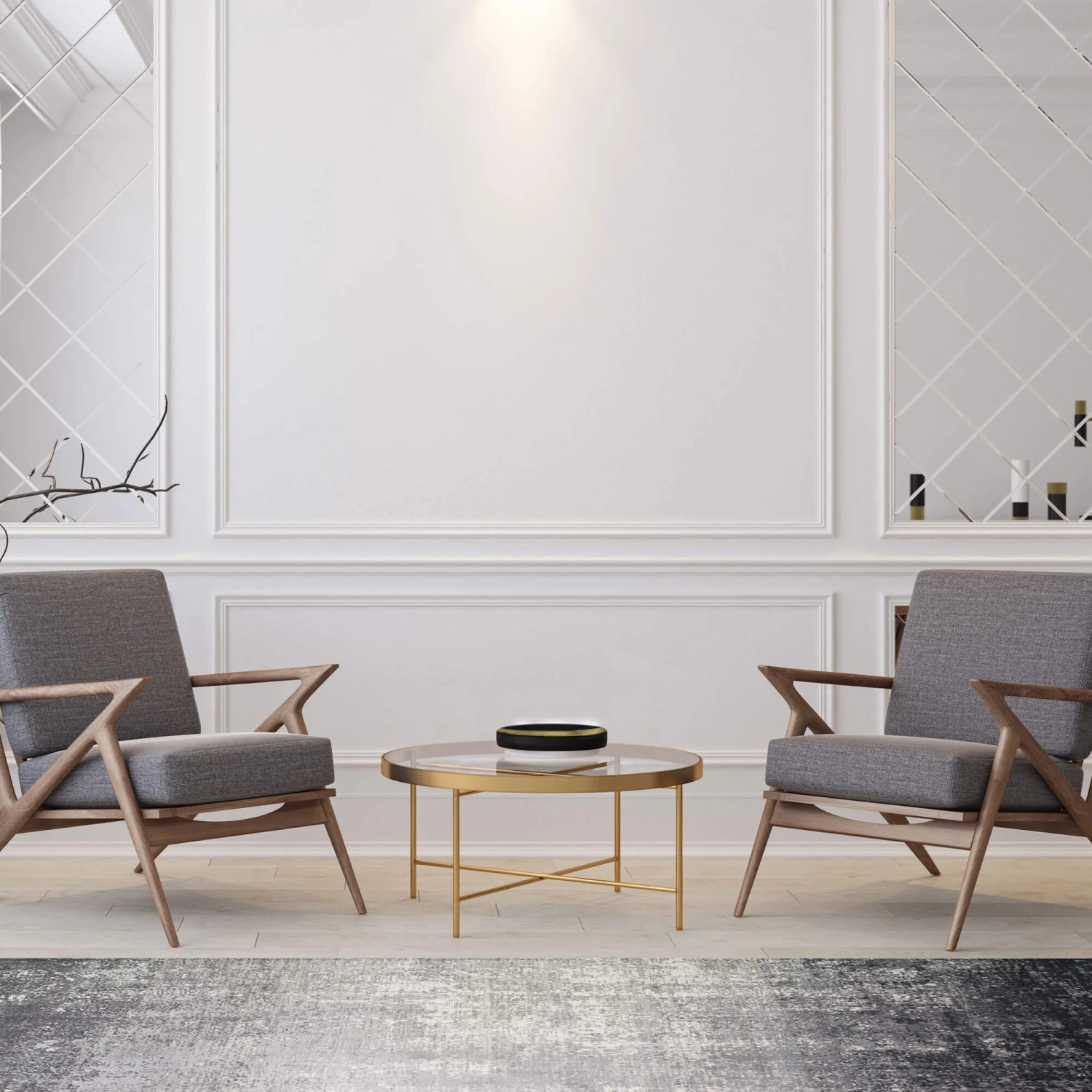 Toros Ombre Charcoal Rug Collection 3 Toros Ombre Charcoal Rug Collection - Image 3