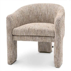 Eichholtz Pebbles Beige Fabric Dining Chair