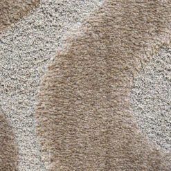 Cleo Wave Textured Taupe 200cm X 290cm Rug -Housingunits 2dcbafa951dea64d25c6d4b470c494a1
