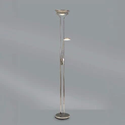 Brazier Polished Nickel USB 2 Light Uplighter Floor Lamp -Housingunits 2e60258501d6f88eebac724fe9e47a9d 1