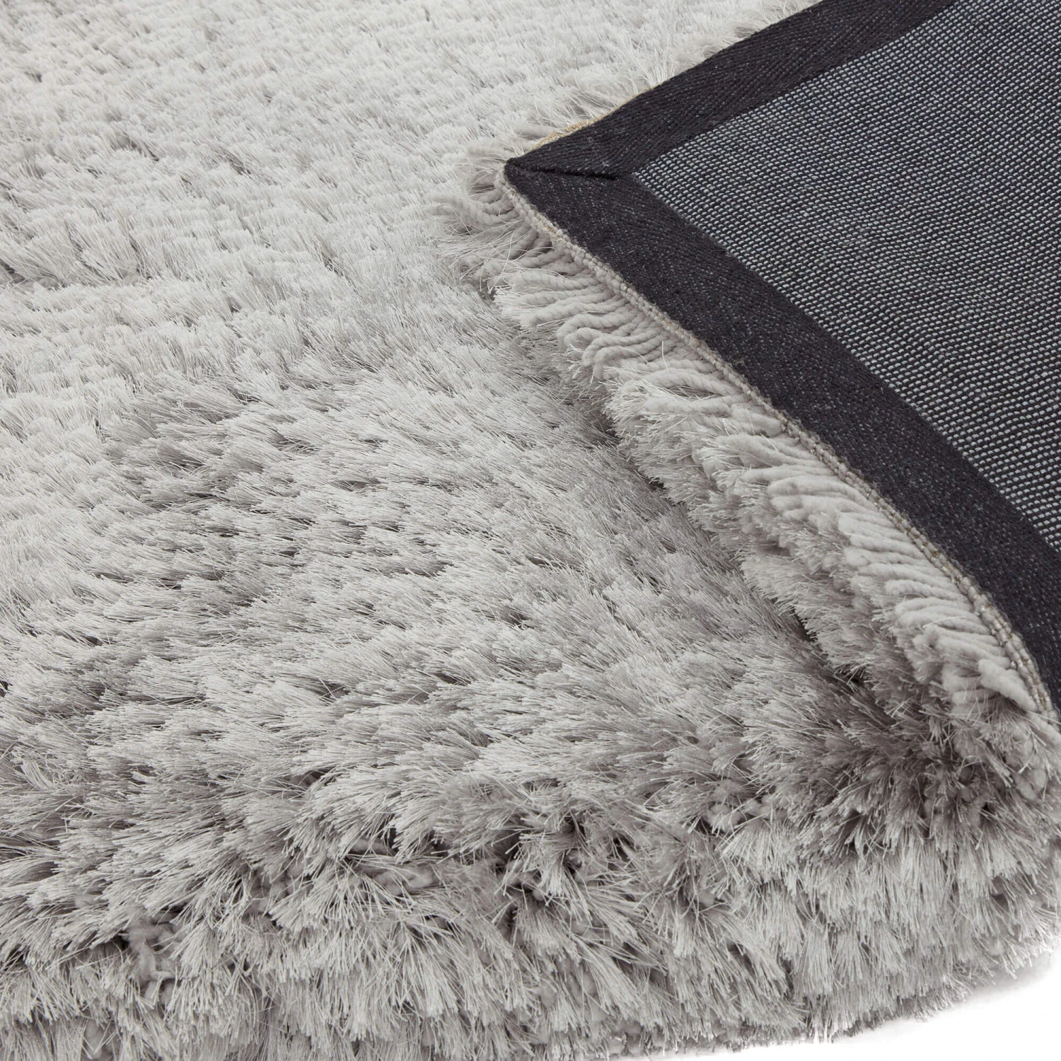 Plush Shaggy Silver Rug Collection 6 Plush Shaggy Silver Rug Collection - Image 6