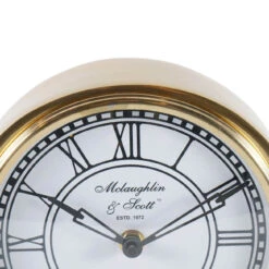 Retro Carriage Brass Finish Mantel Clock -Housingunits 2eb2b2b0c98034c725c47da0612c6aa0