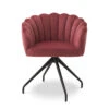 Eichholtz Luzern Dining Chair In Savona Faded Red Velvet