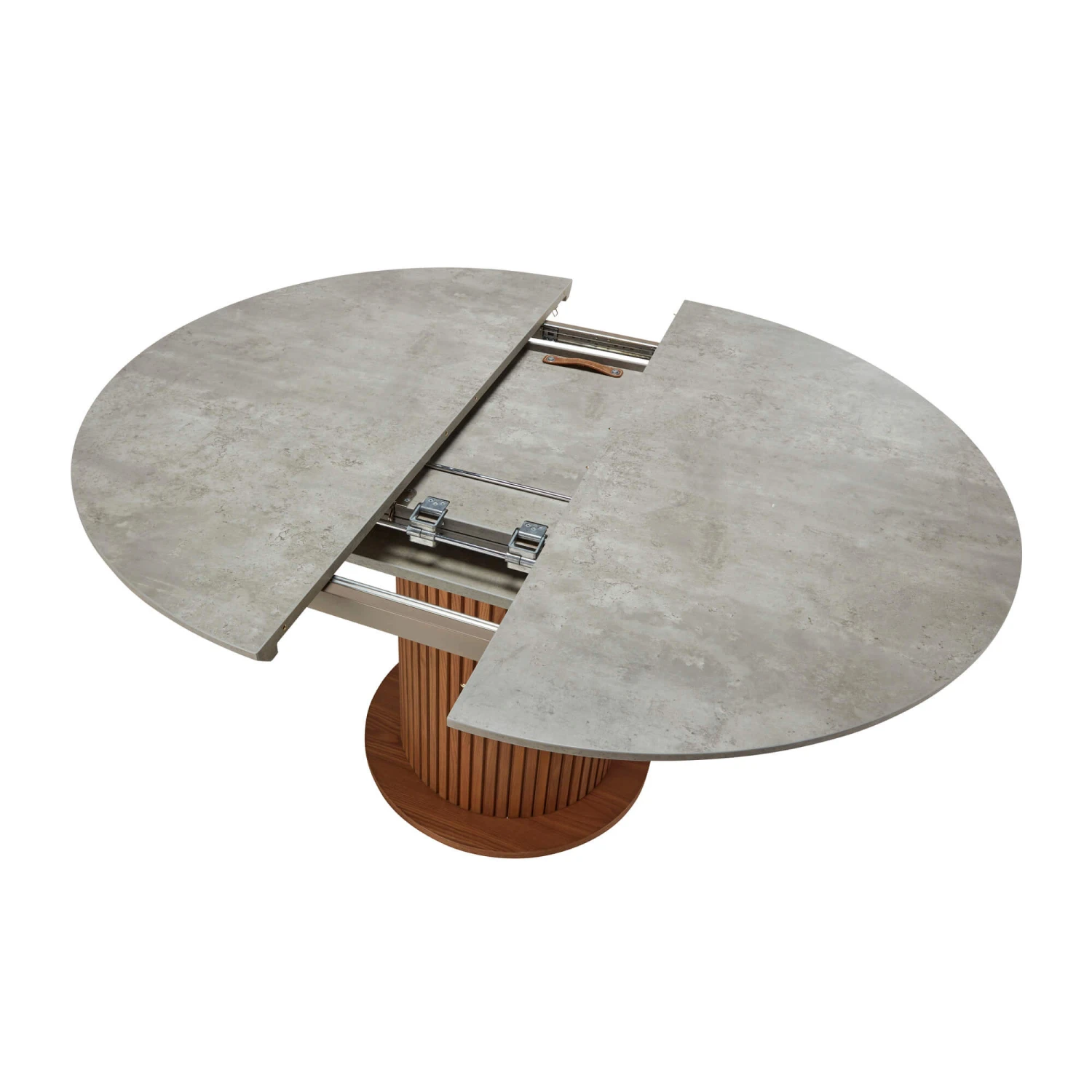 Ariana Round Concrete Effect Top Dining Table 4 Ariana Round Concrete Effect Top Dining Table - Image 4