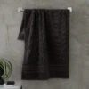 Zero Twist Charcoal Grey Hand Towel