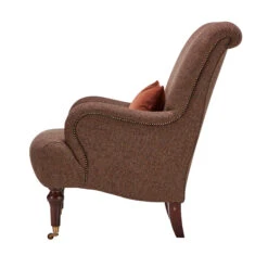 Tetrad Kenmure Brown Checkered Tweed Fabric Armchair -Housingunits 2fed3d0da541abdf310f5ef2e7da69a0 1