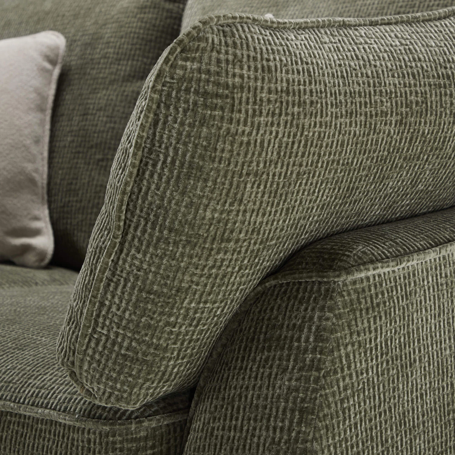 Imogen Corbusier Sage Fabric 2 Seater Sofa 3 Imogen Corbusier Sage Fabric 2 Seater Sofa - Image 3