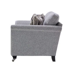 Buxton Grey Fabric Small 2 Seater Sofa -Housingunits 310edf6c08d13ae2a3f8540c136395bb