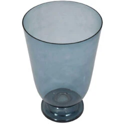 Grace Large Sky Blue Glass Hurricane -Housingunits 316d1521d8db18e2b2ac4de658293e43