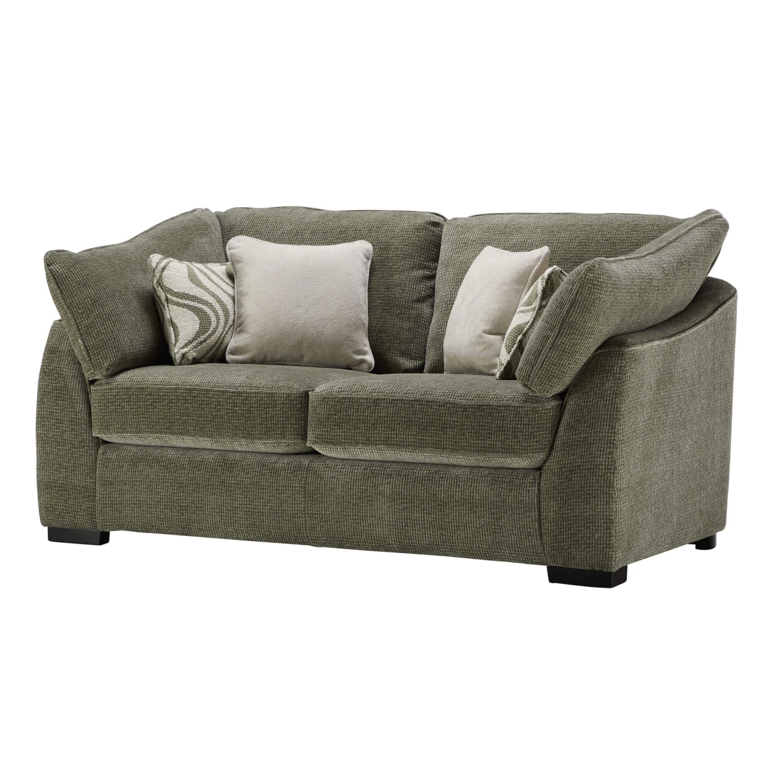 Imogen Corbusier Sage Fabric 2 Seater Sofa 2 Imogen Corbusier Sage Fabric 2 Seater Sofa - Image 2