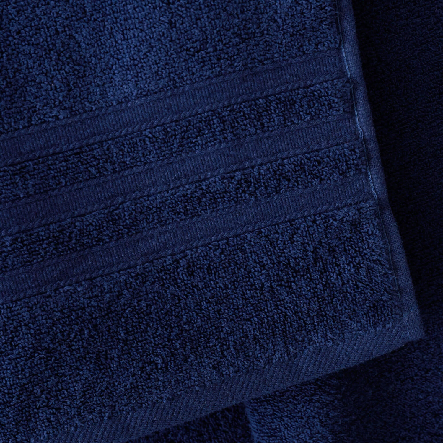 Zero Twist Navy Blue Bath Sheet 3 Zero Twist Navy Blue Bath Sheet - Image 3