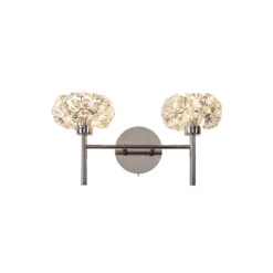 Avezza Chrome & Crystal Double Wall Lamp -Housingunits 32306e794bb933f7d9866d26aaf33231 1