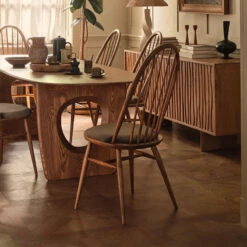 Quaker Upholstered Fabric Dining Chair