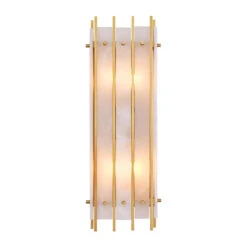 Eichholtz Sparks Large Antique Brass Alabaster Wall Lamp