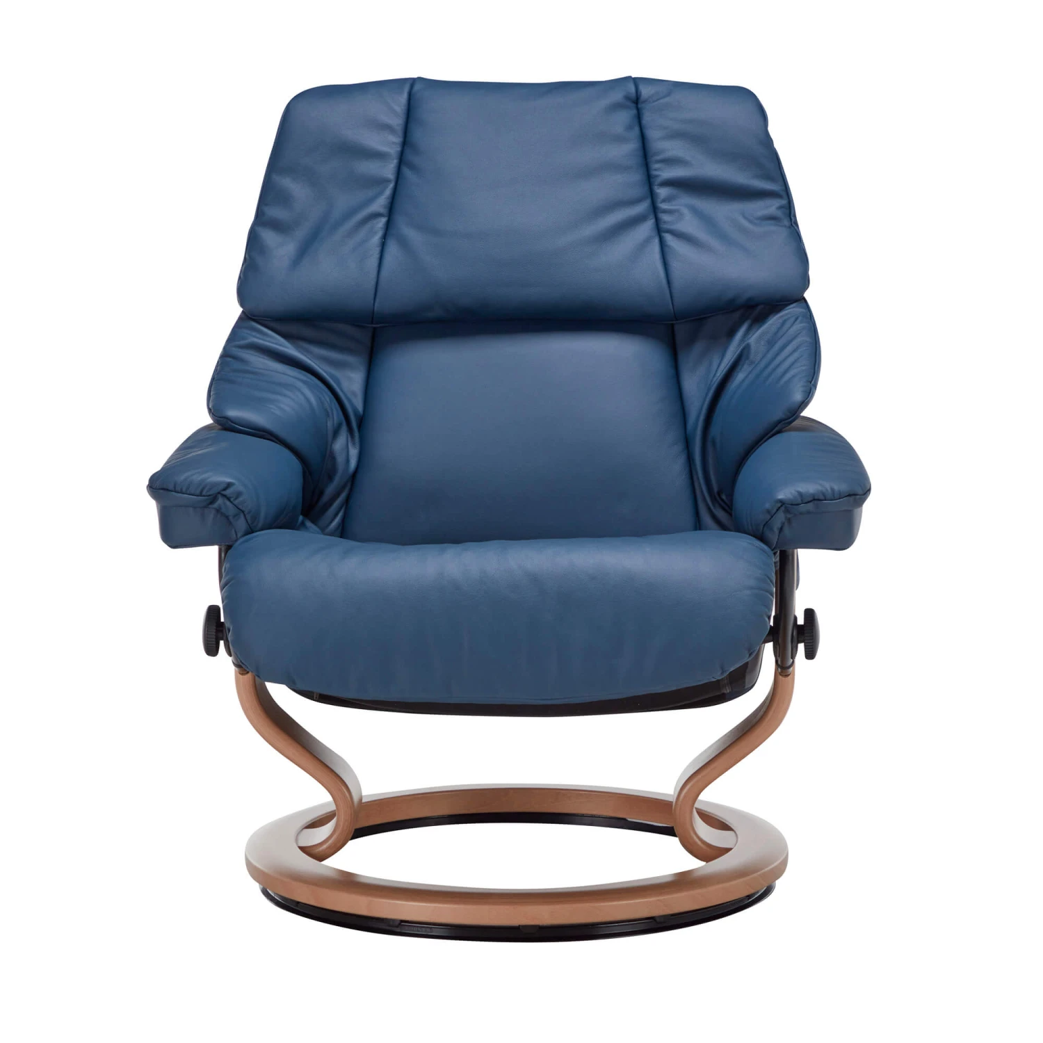 Stressless Reno Paloma Oxford Blue Large Chair & Footstool 2 Stressless Reno Paloma Oxford Blue Large Chair & Footstool - Image 2