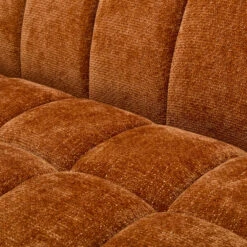 Claudia Rust Orange Fabric 3 Seater Sofa -Housingunits 34fd3588e895e5fb7a4547a812045ab3