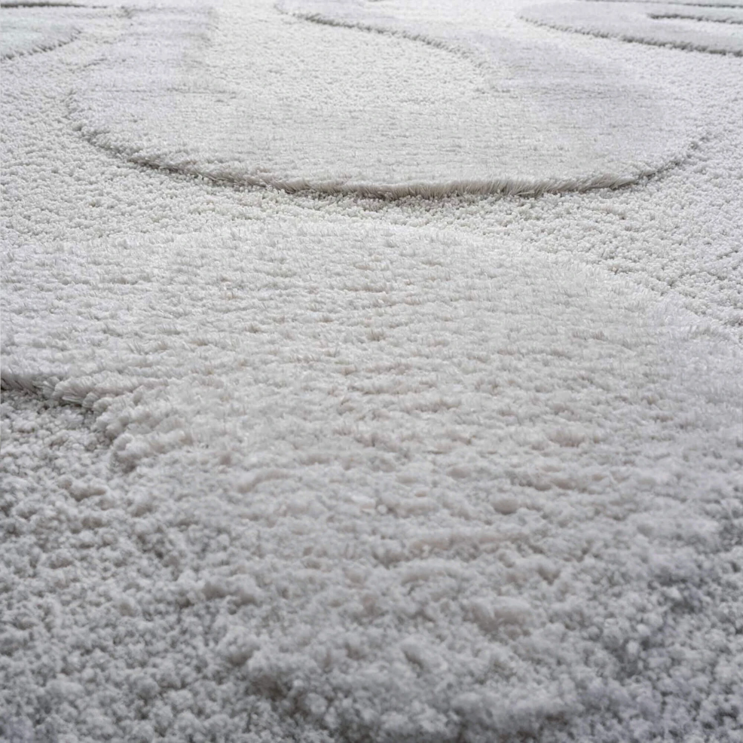 Cleo Wave Cream Textured 160cm X 230cm Rug 4 Cleo Wave Cream Textured 160cm X 230cm Rug - Image 4