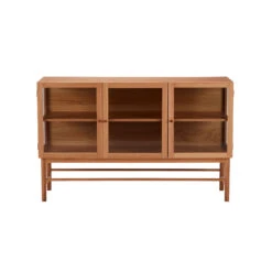 Aarhus Natural Oak And Glass Sideboard -Housingunits 3527b0c6b15957085d7404c47159e78b 1