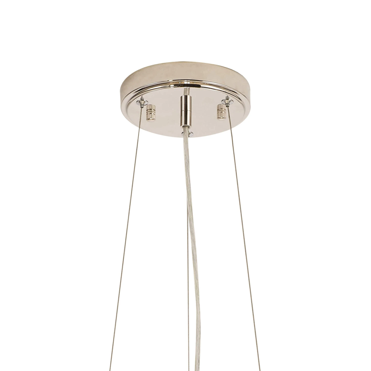 Wisteria Polished Nickel & Crystal 7 Light Pendant 2 Wisteria Polished Nickel & Crystal 7 Light Pendant - Image 2