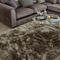 Plush Shaggy Taupe 200cm X 300cm Rug