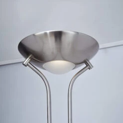 Brazier Satin Nickel USB 2 Light Uplighter Floor Lamp -Housingunits 36a4c6bfc00b22b154e26ef0c879b546 1