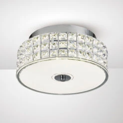 Hawthorne Small Round Flush Ceiling Light