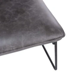 Clarence Grey Faux Leather Backless Dining Bench -Housingunits 375c37b6fa83861a49f5cb84f924d960