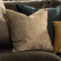 Bingham Large Olive Velvet Cushion