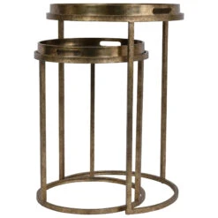 Constellation Map Side Tables Set Of 2 -Housingunits 383f0078fefa4322bce9286a6761e196