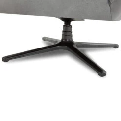 Casper Grey Fabric Swivel Chair -Housingunits 388cf06156a04bec4562b79d580d461d