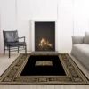 Da Vinci Black 160x230cm Rug
