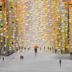 Abstract Sunny City 3D Painting -Housingunits 3aabc1b1486a405fa898f00f8fc78c36