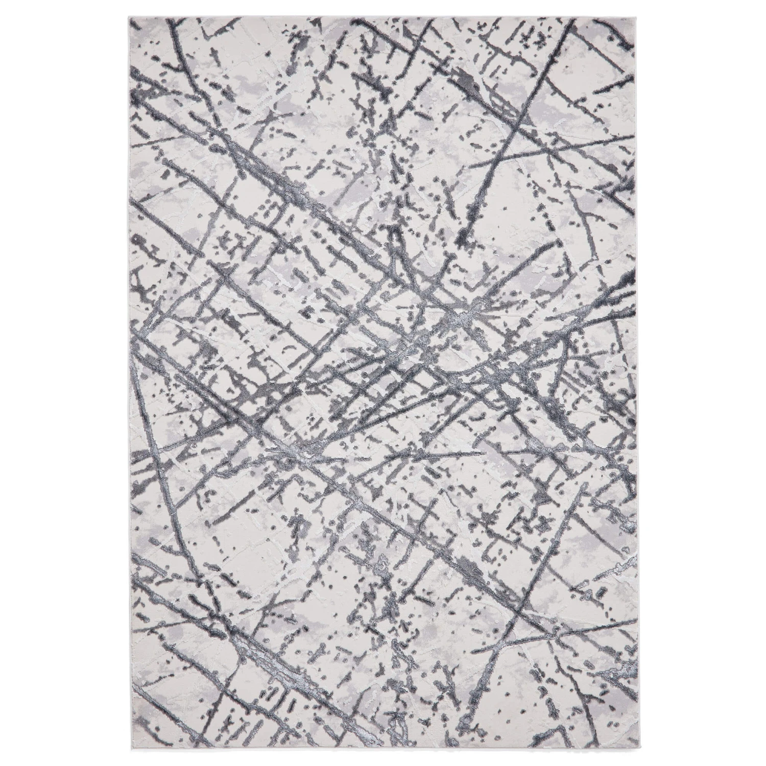 Artemis Abstract Silver 120x170cm Rug 3 Artemis Abstract Silver 120x170cm Rug - Image 3