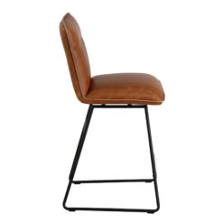 Clarence Counter Tan Faux Leather Bar Chair -Housingunits 3c983b0511857f23eb665ce0a4b54eb1
