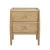 Ercol Winslow Natural 2 Drawer Bedside Chest