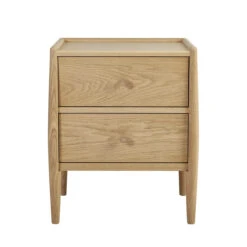 Ercol Winslow Natural 2 Drawer Bedside Chest