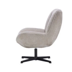 Zara Natural Fabric Accent Swivel Chair -Housingunits 3d8647016526595c6926934a06126e10