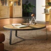 Venjakob Linear Round Solid Light Oak Coffee Table